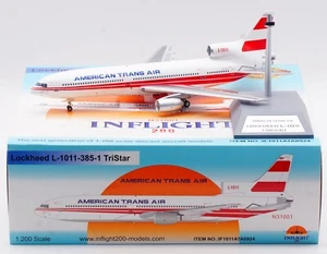 INFLIGHT 1:200 American Trans Air Lockheed L-1011 Diecast Aircraft Model N31001 - Picture 1 of 14