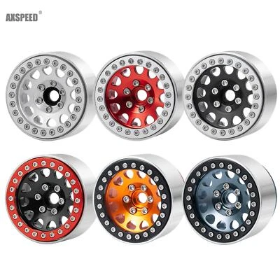 1.9" Beadlock Wheels Felgen für 1/10 RC Crawler SCX10 II 90046 90047  TRX-4 D90 - Bild 1 von 4