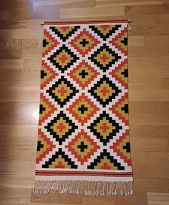 Precioso Akle Noruego Tejido a Mano Calidad. Corredor de mesa o decoración de pared - Imagen 1 de 6