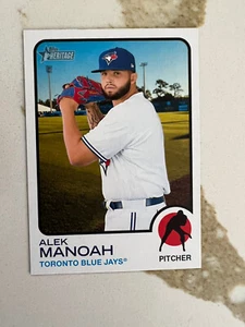 Alek Manoah Toronto Blue Jays 2022 Topps Heritage Short Print SP #430 - Picture 1 of 2