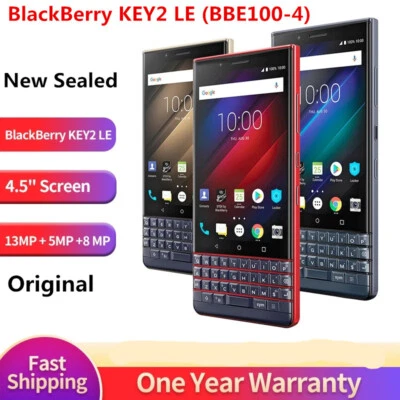 BlackBerry KEY2 LE BBE100-4 64GB Dual SIM 4G Unlocked Smartphone- New Sealed - Image 1 of 4