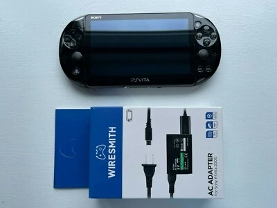 Sony PS Vita 2000 Slim PCH-2000 - Black - *GREAT* +Charger+ Sony 8GB Memory Card - Image 1 of 4