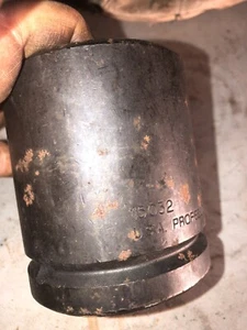 NEW Proto 15032, 2" Standard Impact Socket, 1-1/2" Drive, 6 Point USA - Picture 1 of 3