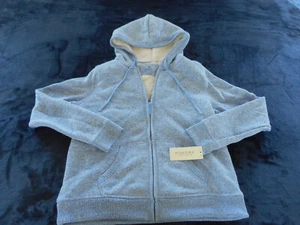 Sonoma / Kohl's Life + Style Women's Size M Petite Blue Sherpa Lined Hoodie NWT - Picture 1 of 8