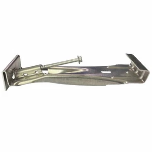 6" Inch K Style Aluminum Gutter Hanger w/ Clip - Screw Attached - 50 Pack - Picture 1 of 1