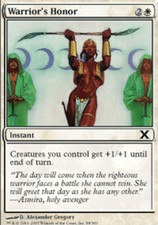 Warrior's Honor X4 (10th Edition) MTG (NM) *CCGHouse* Magic