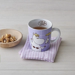 MOOMIN ARABIA POP Mug 0.3L Moomin Checkered Design Japan Limited Cup New Rare - Picture 1 of 4