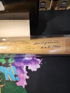 Luis Ernesto Aparicio Montiel Full Name Signed Comiskey Park Bat JSA COA #182⚾️ - Picture 1 of 14