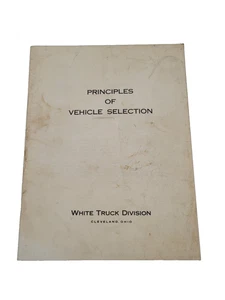 RARE White Motor Company Principles of Vehicle Selection brochure manual 1950s - Bild 1 von 5