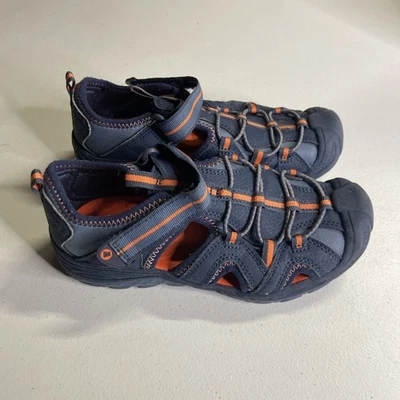 Sandalias de agua Merrell Hydro 2 niños talla 2 M azul marino punta cerrada senderismo zapatos al aire libre Foto 1 de 4