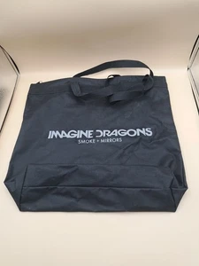 Imagine Dragons Rare Promo Smoke + Mirrors Canvas Zipper Tote Bag - Picture 1 of 2