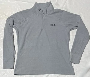 Mountain Hardwear 1/4 Zip Lightweight Golf Outdoor Stretch Gray Women’s XL - Picture 1 of 6