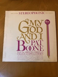 PAT BOONE MY GOD AND I, LP VINYL RECORD ALBUM Dot Records DLP 25386 - Picture 1 of 2