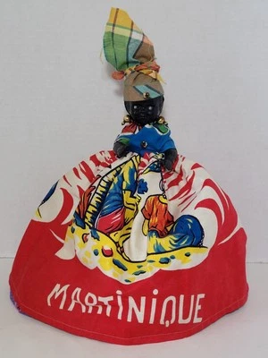 VINTAGE MARTINIQUE CARIBBEAN BLACK African Ethnic GIRL SOUVENIR DOLL - Image 1 of 4