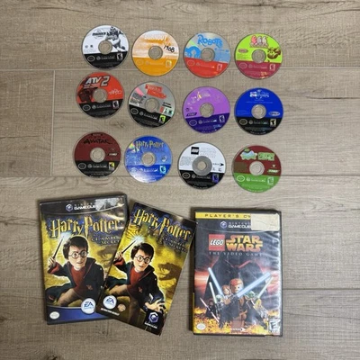 Nintendo GameCube Lote De 12 Juegos Egg Mania, Lego Harry Potter Avatar, Paquete Foto 1 de 4