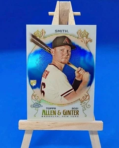 2021 Topps Allen & Ginter Chrome - Pavin Smith #294 rifrattore blu 136/150 (RC) - Foto 1 di 7