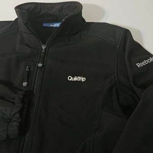 QuikTrip Reebok Stormtech Performance FULL ZIP Windbreaker Fleece Stretch Jacket - Picture 1 of 7