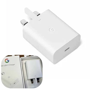 30W Google PD Fast Charger USB-C Adapter Fits Pixel 8 7 6 5 + Genuine UK Plug uk - Picture 1 of 8
