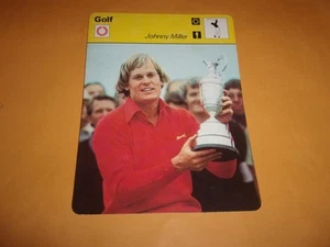 1977-79 Sportscaster Olympic Card GOLF---JOHNNY MILLER - Bild 1 von 2