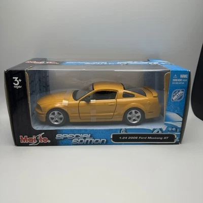 Ford Mustang GT 2006 edición especial Maisto 1:24 naranja nuevo sellado raro Foto 1 de 4