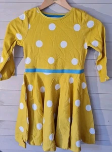 MINI BODEN Dress Long Sleeve Jersey TWIRLY YELLOW 9-10 YEARS BRAND NEW - Picture 1 of 3