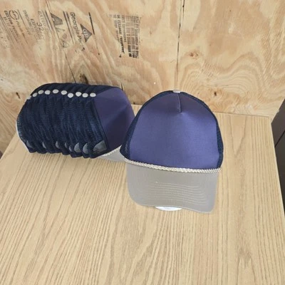 De Colección Gorra de Béisbol Azul Beige en Blanco Gorra de Béisbol a Presión Adulto Nos Gorra Exterior Lote de 6 Foto 1 de 4