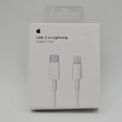 Apple MQGJ2ZM/A 1m USB-C to Lightning Cable - White - Image 1 of 4