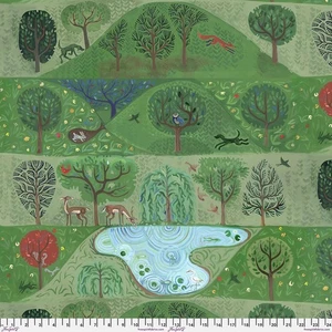 Walk in the Wood, Scenic - Adam Trest, Quilt Fabric 100% Cotton By The Yard - Picture 1 of 3