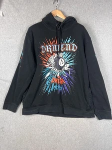 Felpa con cappuccio Syndicate Original uomo taglia 4XL nera grafica pullover con cappuccio - Foto 1 di 11