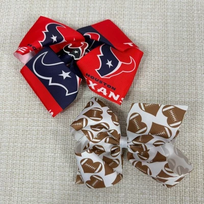 Juego de 2 arcos de fútbol americano para niñas Houston Texans Foto 1 de 4