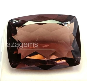 243.25 Ct Cushion Cut lab-created Brown Amethyst Brazil Loose Gemstone 5ASV - Picture 1 of 8