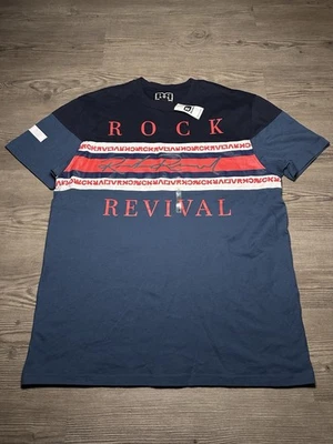 Rock Revival T-Shirt Men’s Size XL NWT Buckle Cowboy Western Graphic Spellout  - Image 1 of 4
