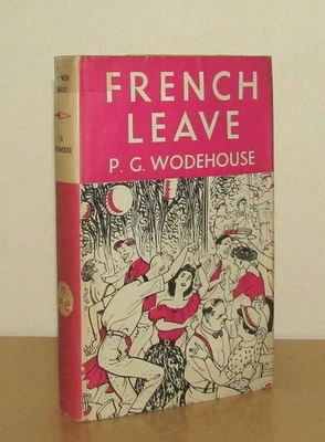 P G Wodehouse - French Leave - (1957 Illustrated Popular Book Club Edition DJ) - Image 1 of 4