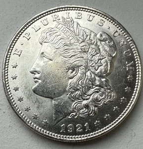 1921 $1 Morgan Silver Dollar - INV#7834 - Picture 1 of 2