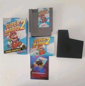 Super Mario Bros 2 for Nintendo NES - CIB Complete - Picture 1 of 13