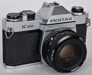 EX+ Pentax K1000 35mm Film SLR camera body with SMC 50mm f2 Working - READ - Bild 1 von 11