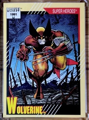 IMPEL 1991 MARVEL Card #50 WOLVERINE! MINT ORIGINAL CARD! - Image 1 of 2