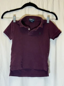 Polo Ralph Laurens Kids Polo Short Burgundy Size 4T GUC - Picture 1 of 5