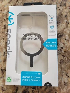 NIP! Speck Presidio Perfect-Clear Case for iPhone 13 & 14! 6.1" Oracle # 4055S  - Picture 1 of 8