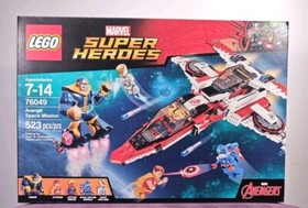 LEGO Marvel 76049 Avenjet Space Mission Incl. Rare Thano Minifig Retired 2016 