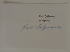 Kurt Hoffmann - Regisseur mit Anschreiben - original Autogramm - ca. 10x15cm - S