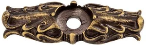 Carpe Diem Hardware 839-3 Acanthus Escutcheon, Antique Brass - Picture 1 of 1