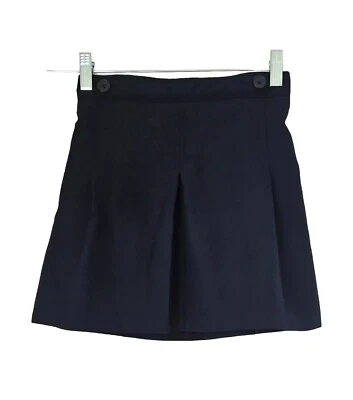 Falda uniforme escolar George Girls dobladillo plisado azul marino talla 10 Foto 1 de 4