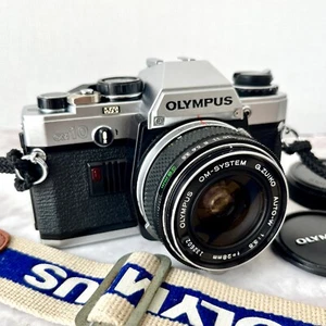 OLYMPUS OM10 SLR 35mm Film Camera w/ G.ZUIKO AUTO-W 28mm F3.5 Lens! From Japan - Picture 1 of 24