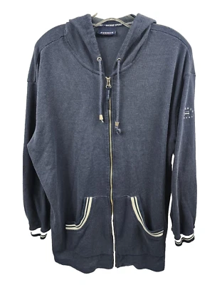 Sudadera con capucha azul Avenue Sport Zip Up, talla grande para mujer 14/16 Foto 1 de 4