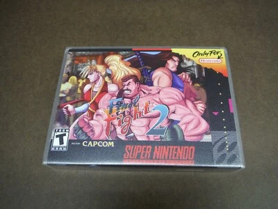 Final Fight 2   SNES New Plastic Hard case / Box   Super Nintendo     - Image 1 of 4