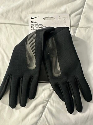 Nike Men Therma-Fit Academy Gloves Training Soccer Black Run Gym DQ6071-015 - Image 1 of 4