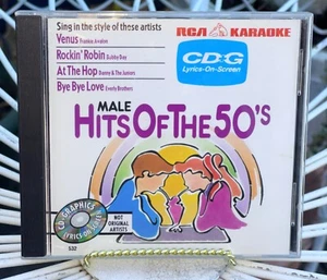 Vintage 1995 RCA Karaoke CD+Graphics #532 ~ Male Hits Of The 50's - Picture 1 of 5