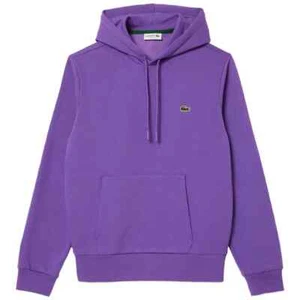 Sudadera con Capucha Pullover Lacoste Púrpura Algodón Orgánico Para Hombre SH9623 Talla M L XL XXL - Imagen 1 de 3