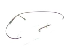 Silhouette 7799 40 6057 Pink Titanium Flexible Rimless Eyeglasses Frames 19 150